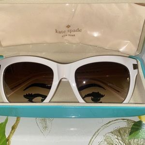 White Kate spade sunglasses